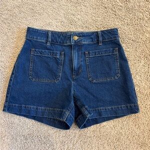 LOFT Dark Blue Jean Shorts